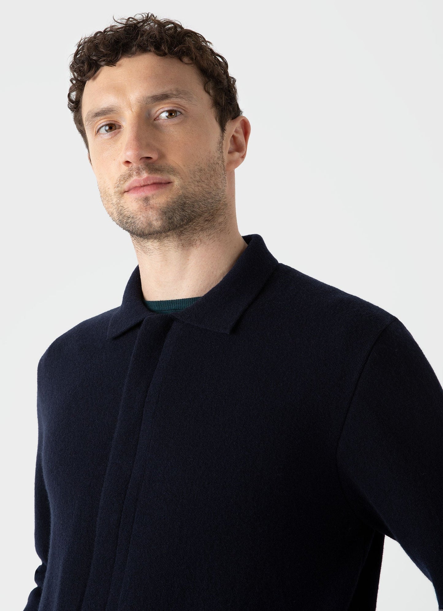 Mens Double Faced Jacket In Navy Mjac7117 Buaa