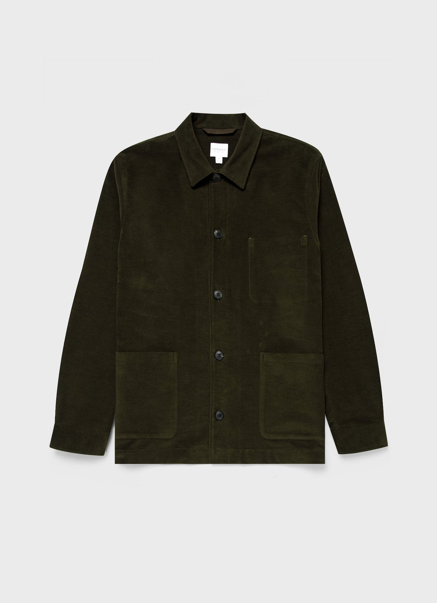 Mens Moleskin Twin Pocket Jacket In Peat Mjac7165 Gnih