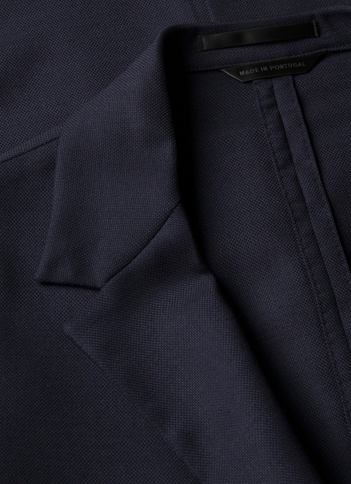 Mens Lightweight Travel Wool Blazer In Navy Mjac7197 Buaa