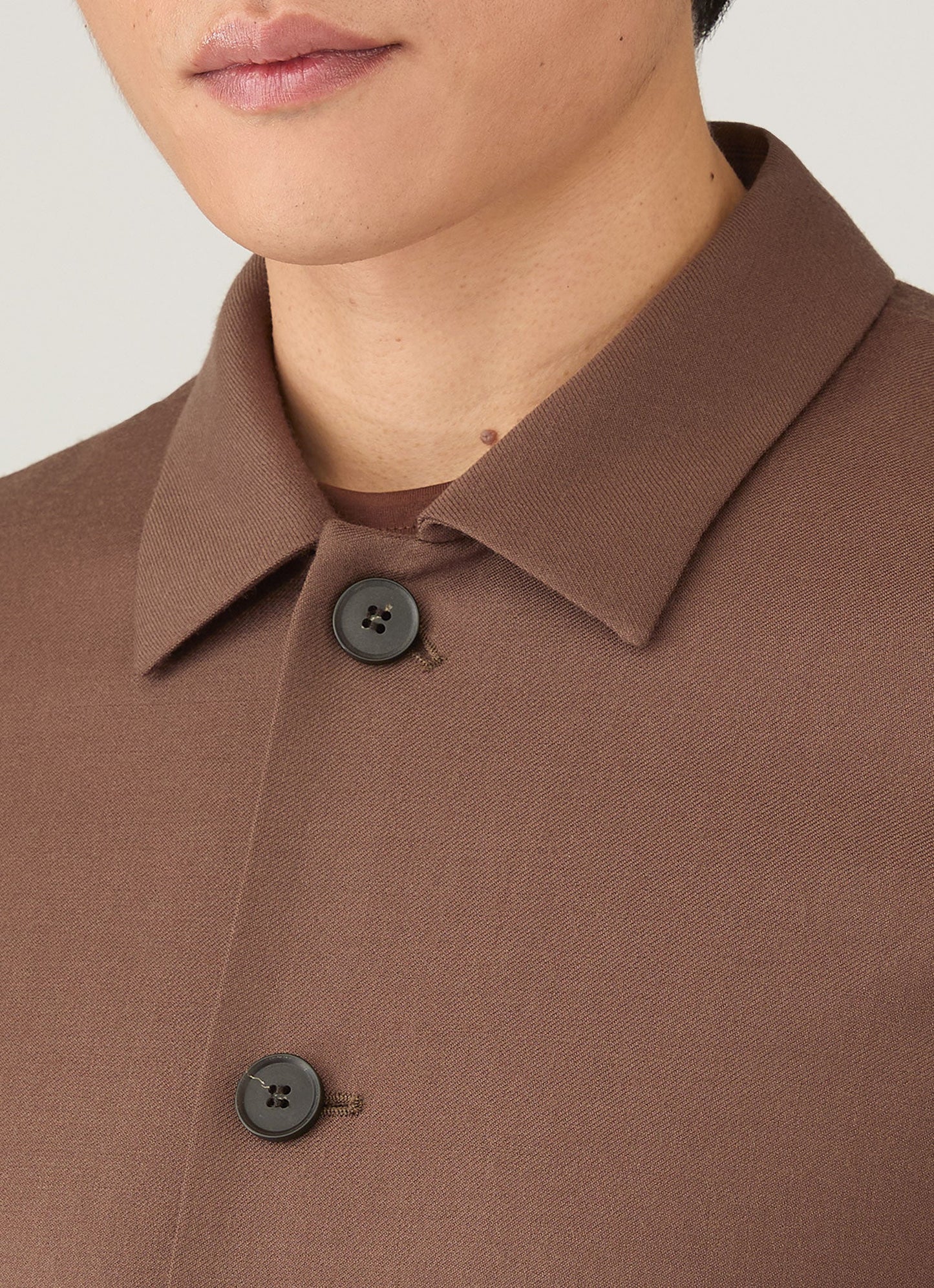 Mens Wool Twill Jacket In Light Brown Mjac7201 Brdb