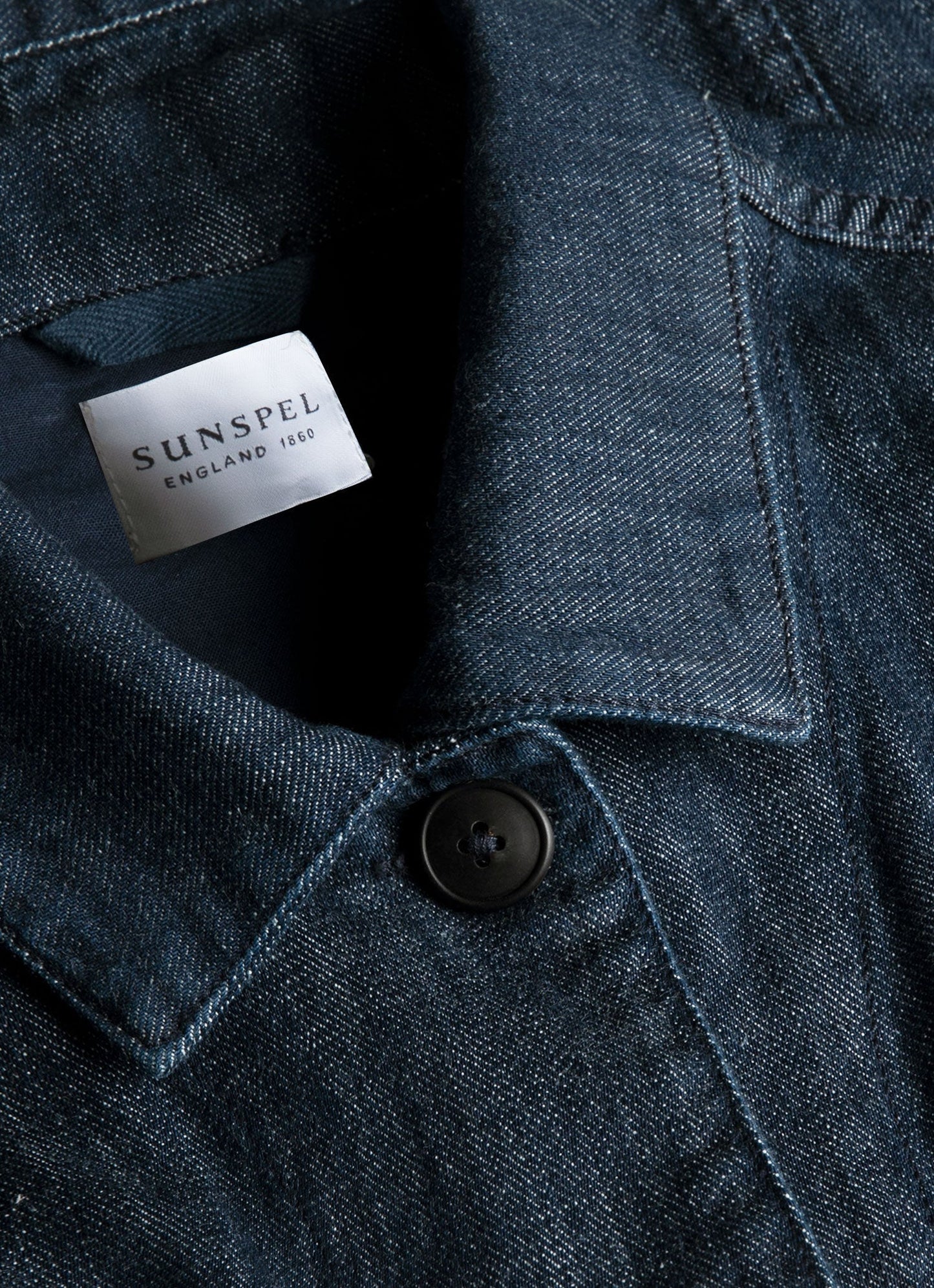 Mens Japanese Denim Jacket In Rinse Wash Denim Mjac7206 Bupc