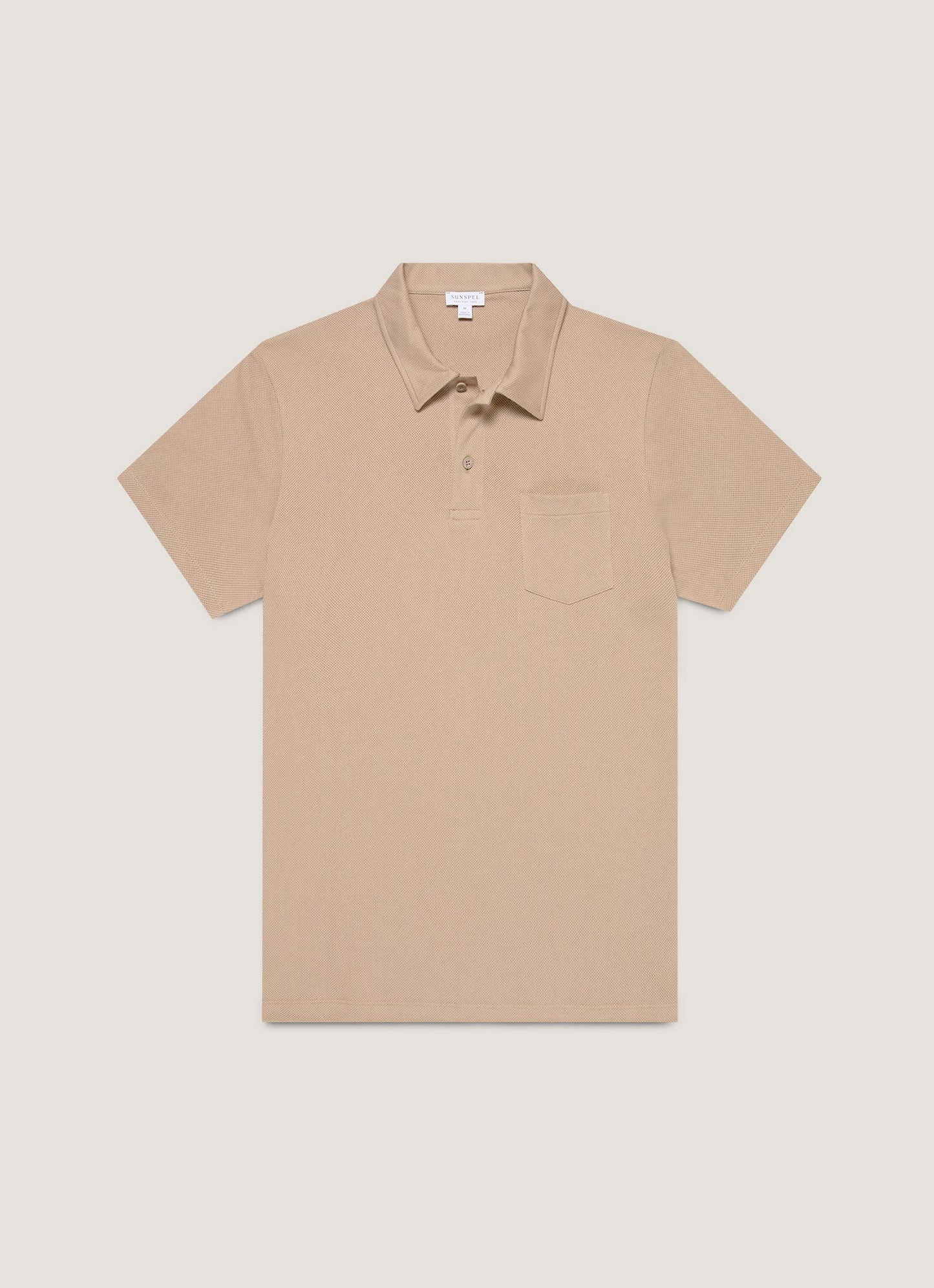 Mens Riviera Polo Shirt In Mink Mpol1026 Brgb