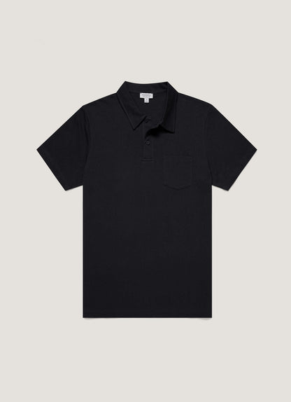 Mens Riviera Polo Shirt In Midnight Navy Mpol1026 Buvn