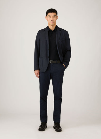 Mens Riviera Polo Shirt In Midnight Navy Mpol1026 Buvn