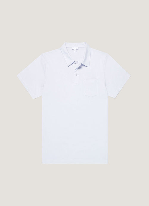 Mens Riviera Polo Shirt In Light Blue Mpol1026 Buwu