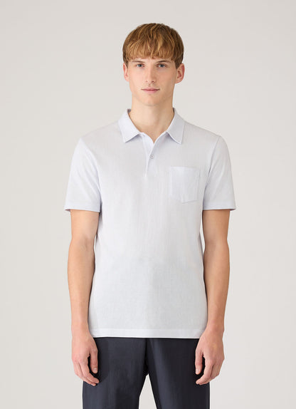 Mens Riviera Polo Shirt In Light Blue Mpol1026 Buwu