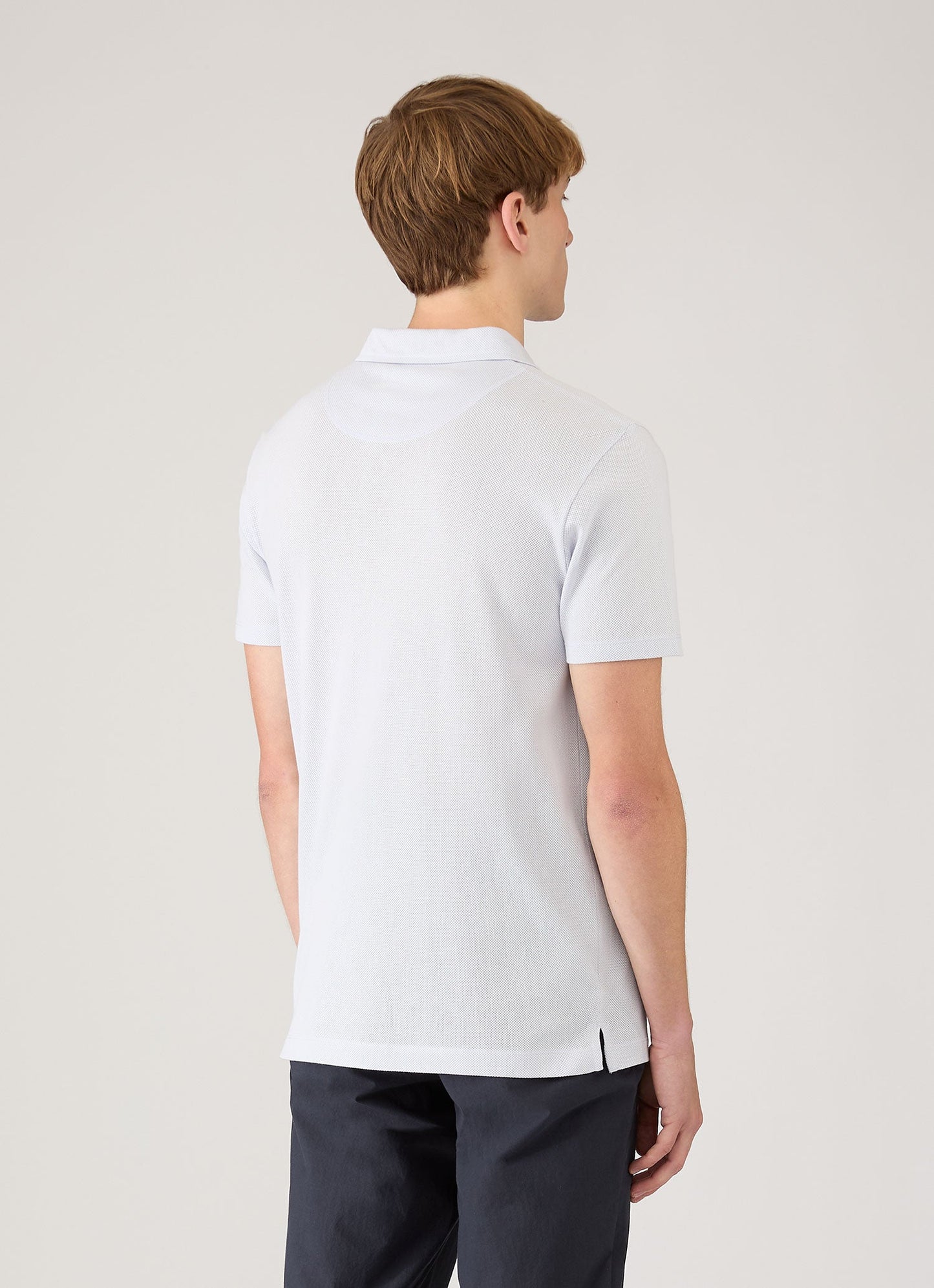 Mens Riviera Polo Shirt In Light Blue Mpol1026 Buwu