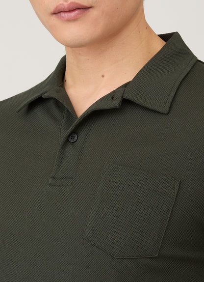 Mens Riviera Polo Shirt In Dark Green Mpol1026 Gnin