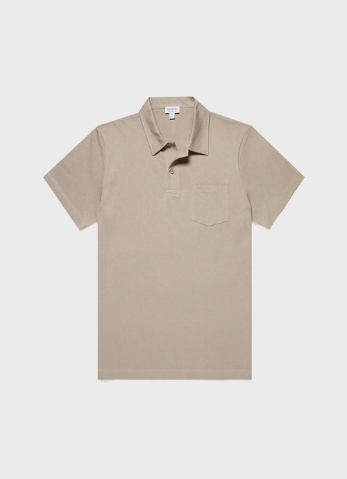 Mens Riviera Polo Shirt In Ash Grey Mpol1026 Gyew