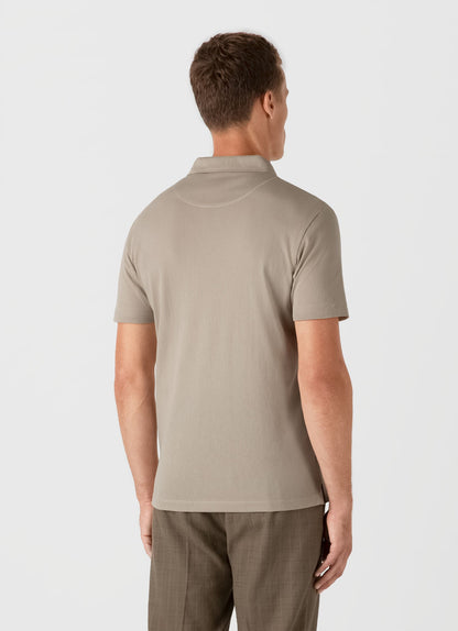 Mens Riviera Polo Shirt In Ash Grey Mpol1026 Gyew