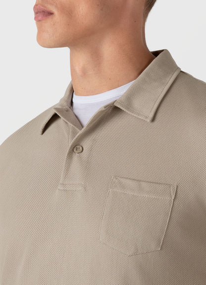 Mens Riviera Polo Shirt In Ash Grey Mpol1026 Gyew