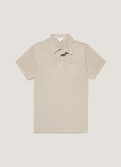 Mens Riviera Polo Shirt In Fog Mpol1026 Gyff