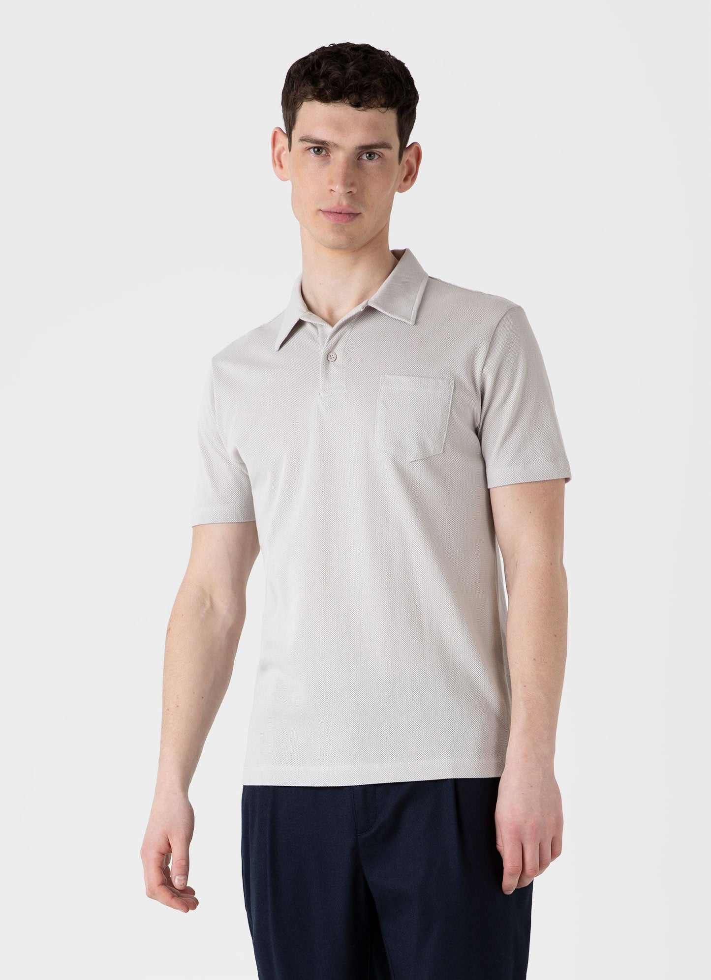 Mens Riviera Polo Shirt In Putty Mpol1026 Whhq