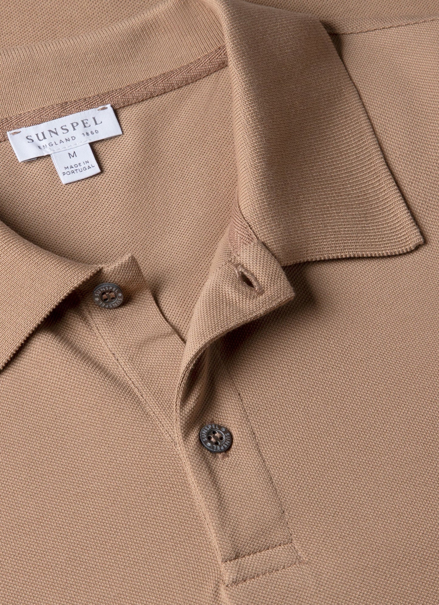 Mens Pique Polo Shirt In Dune Mpol1028 Brfz