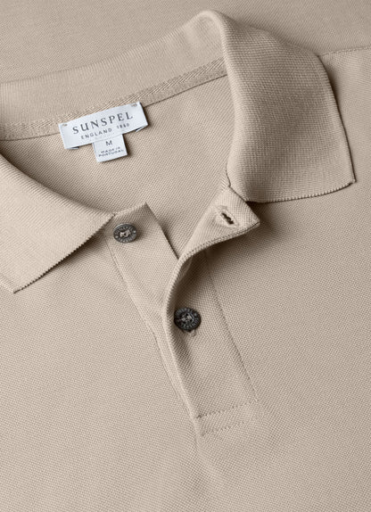 Mens Pique Polo Shirt In Ash Grey Mpol1028 Gyew