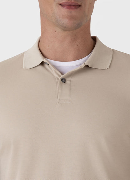 Mens Pique Polo Shirt In Ash Grey Mpol1028 Gyew