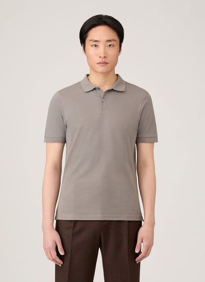 Mens Pique Polo Shirt In Iron Grey Mpol1028 Gyfe