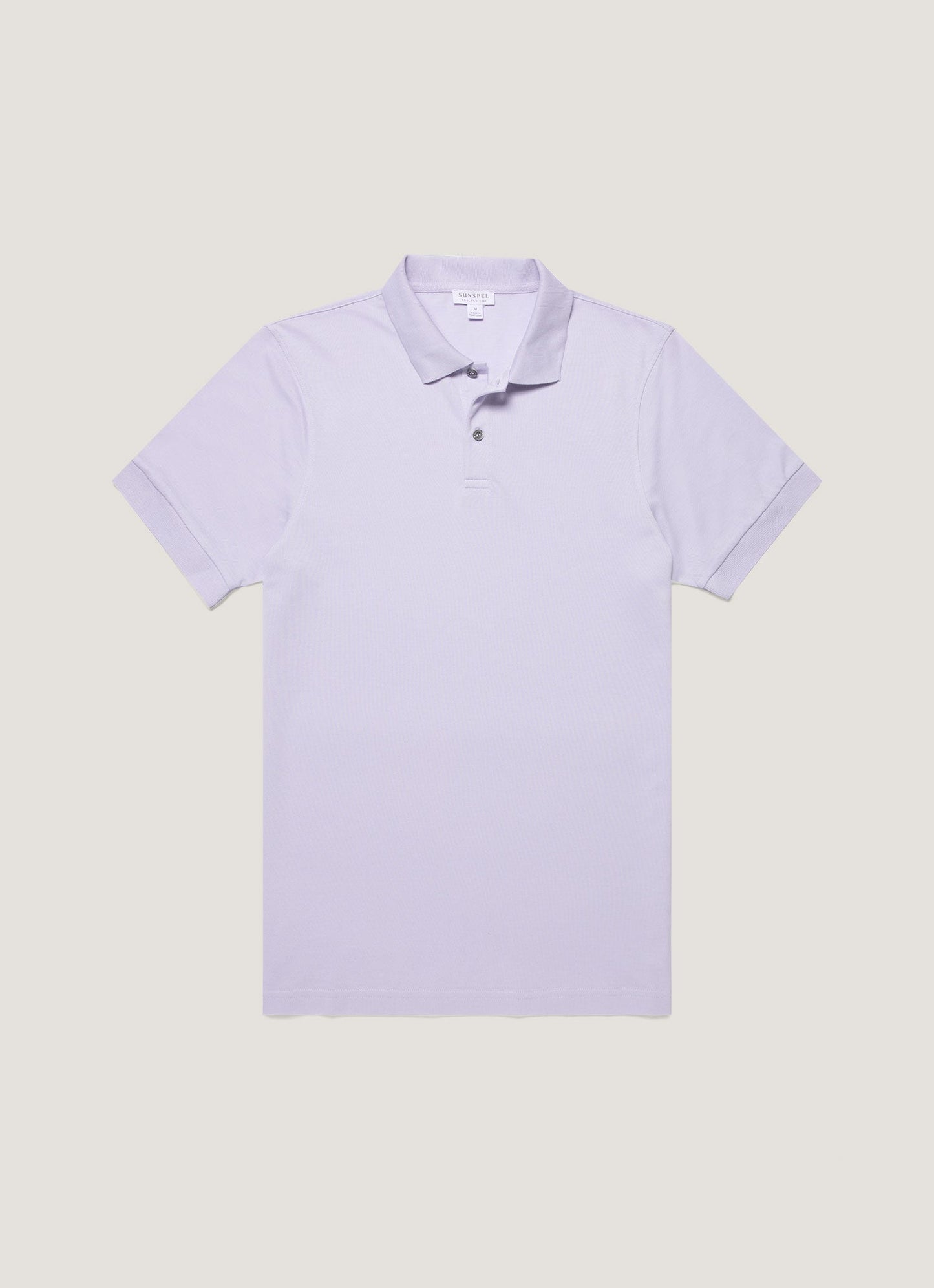 Mens Pique Polo Shirt In Pale Lilac Mpol1028 Prax