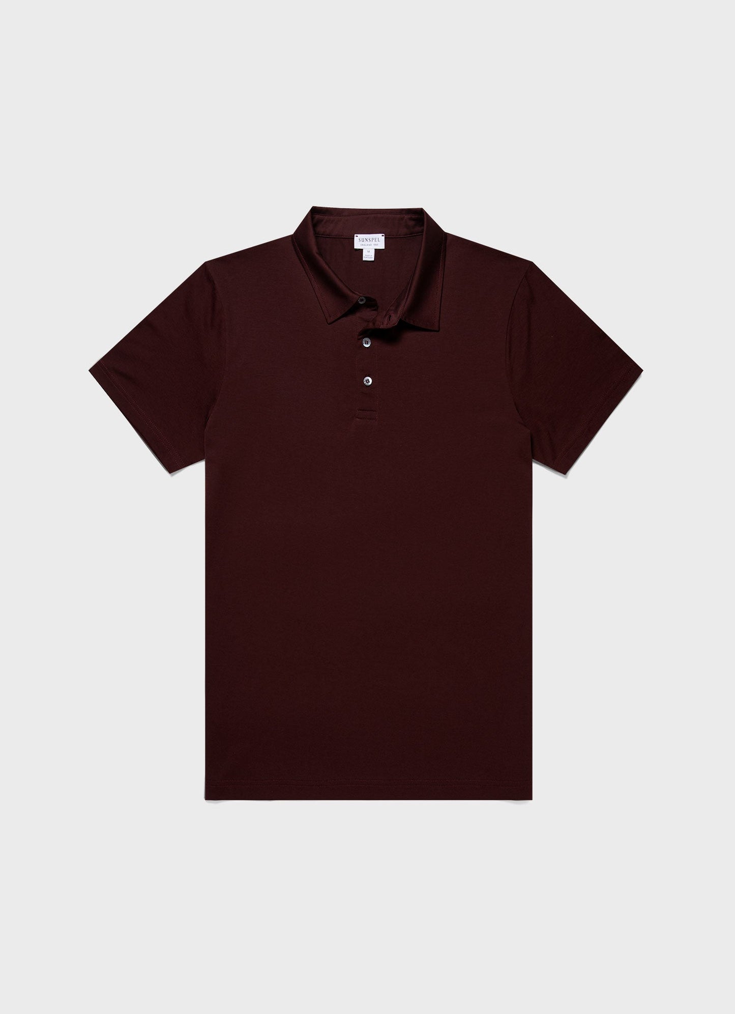 Mens Classic Jersey Polo Shirt In Raisin Mpol1052 Brfq