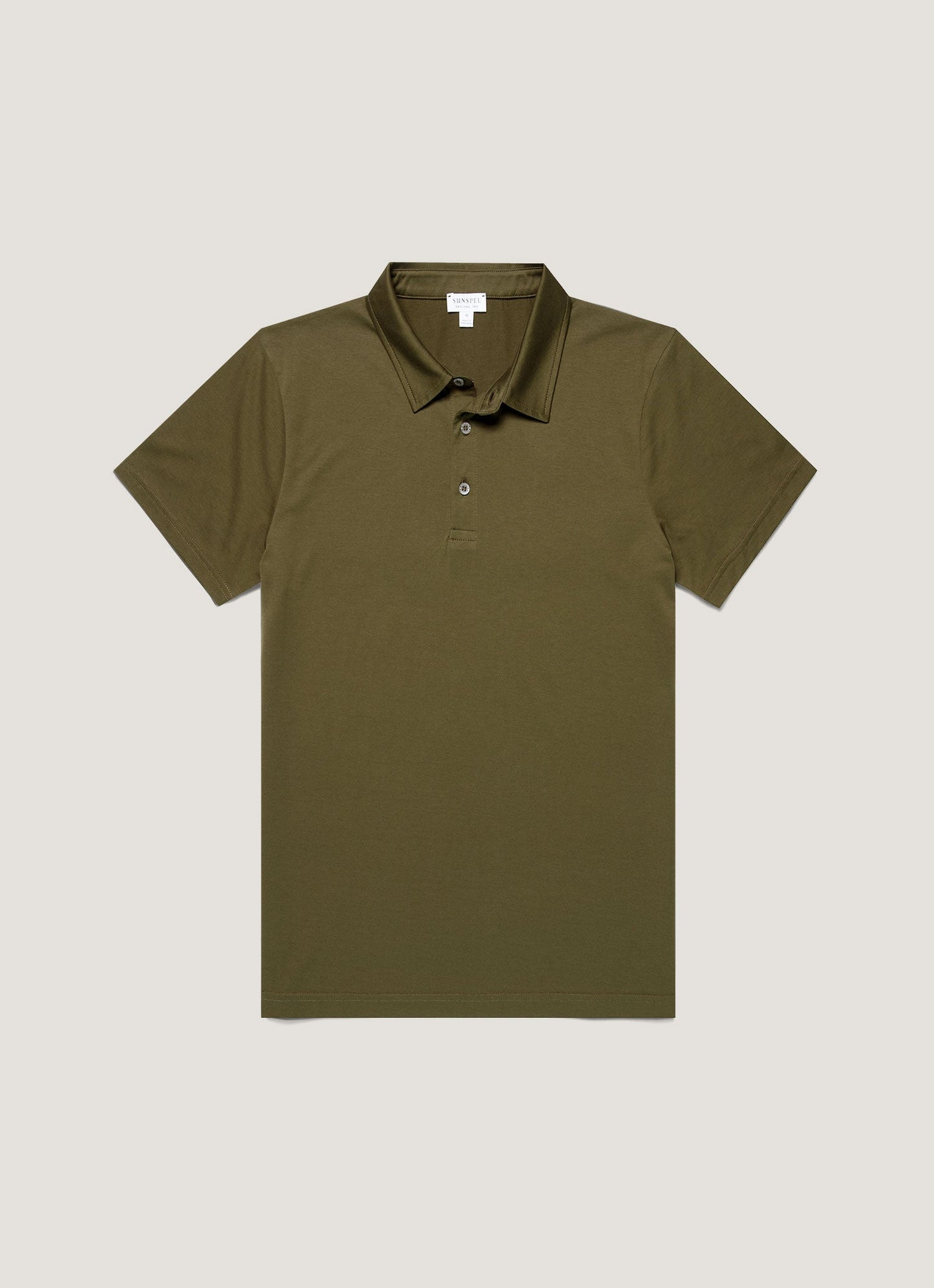 Mens Classic Jersey Polo Shirt In Deep Olive Mpol1052 Gniz