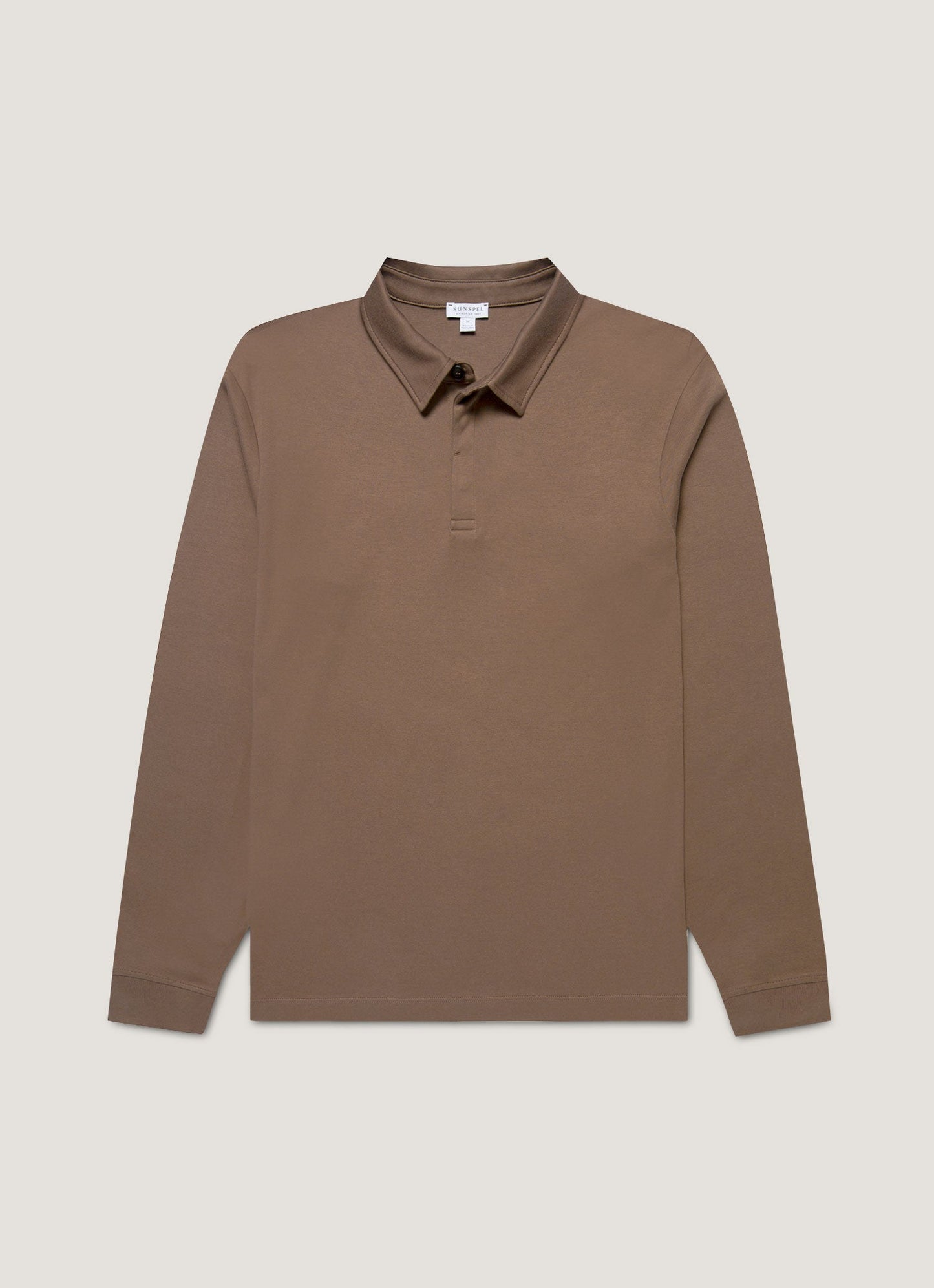Mens Heavyweight Rugby Polo Shirt In Bark Mpol1066 Brgc