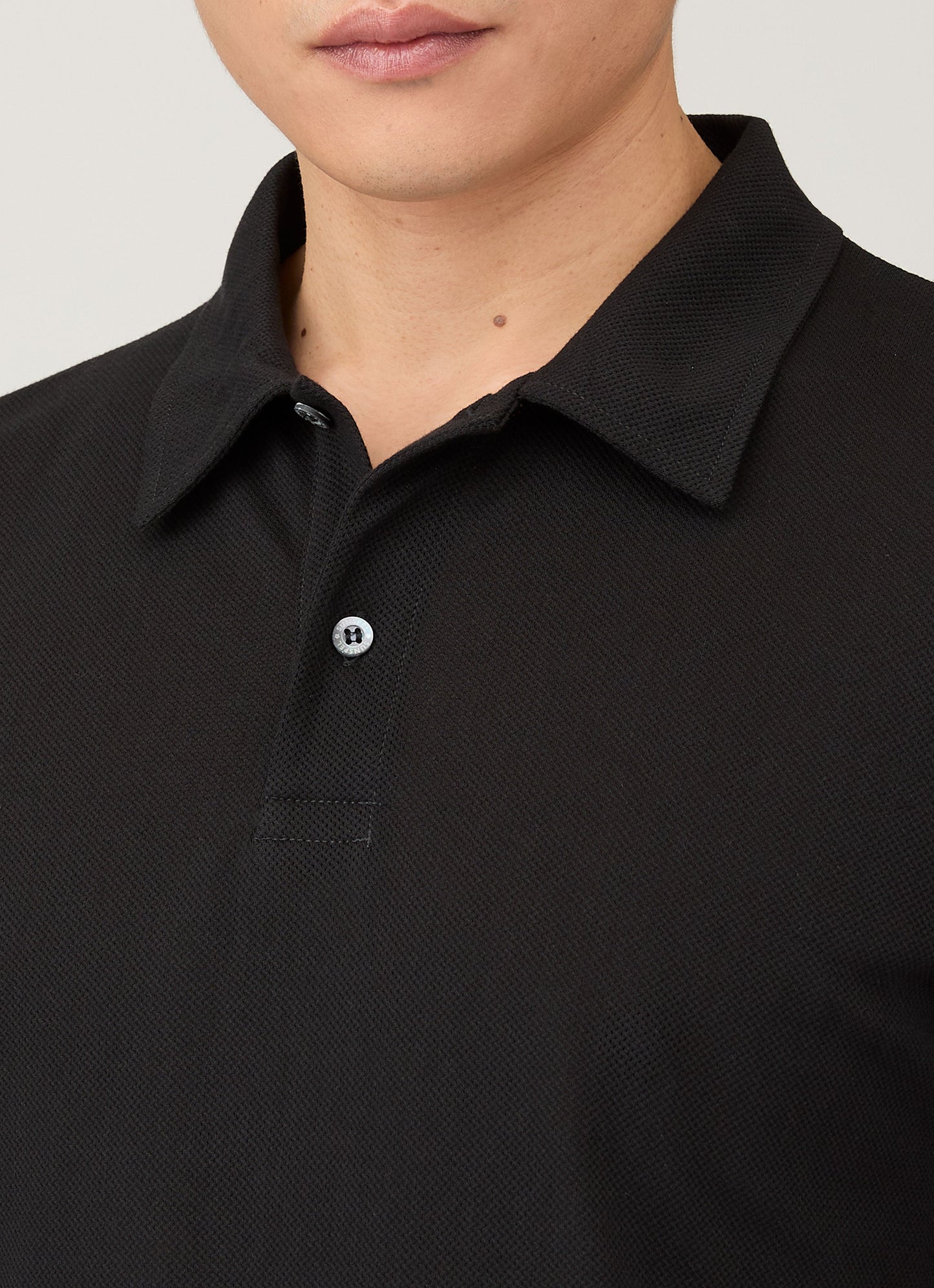 Mens Regular Fit Riviera Polo Shirt In Black Mpol1076 Bkaa