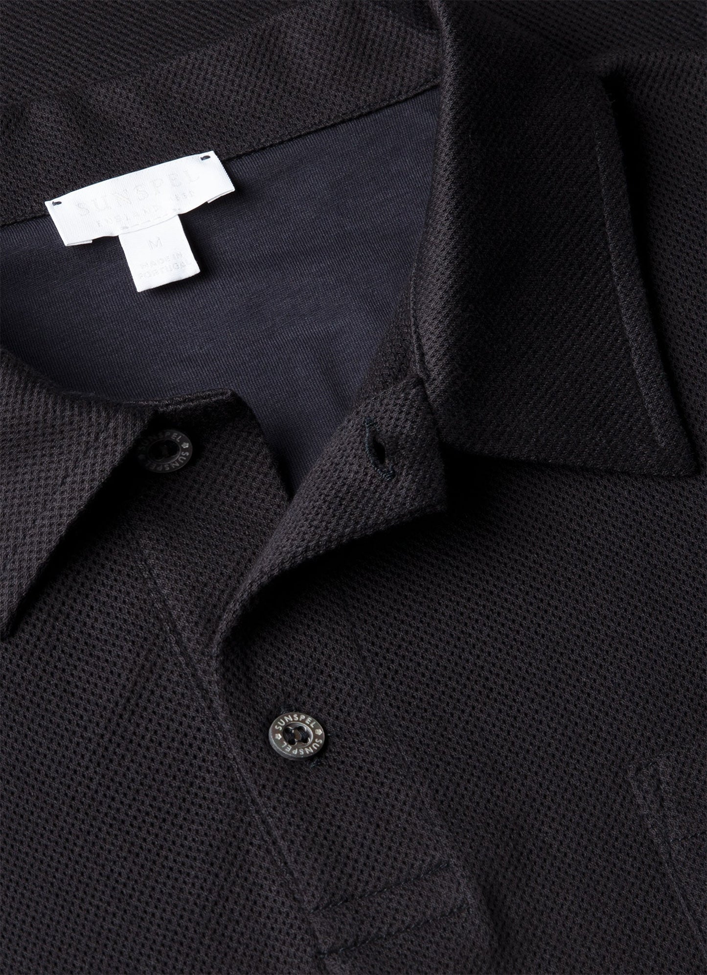 Mens Sea Island Cotton Riviera Polo Shirt In Midnight Navy Mpol1080 Buvn
