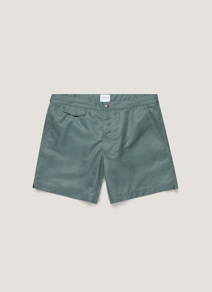Mens Tailored Swim Shorts In Dusk Green Mshr3704 Gnij