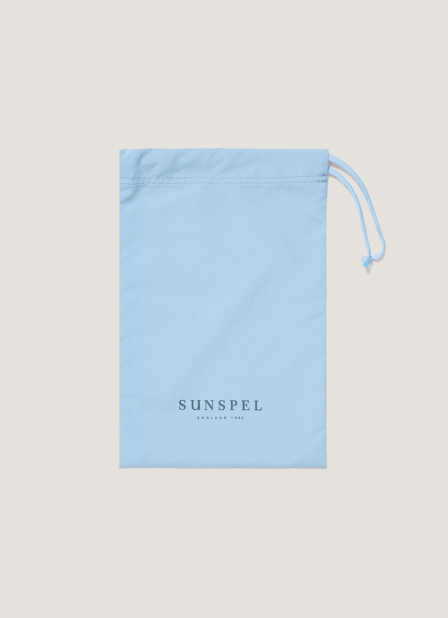 Mens Upcycled Marine Plastic Drawstring Swim Short In Light Blue