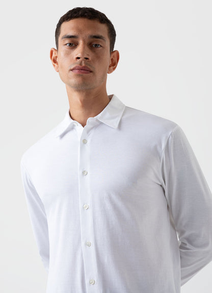 Ls Jersey Shirt In White