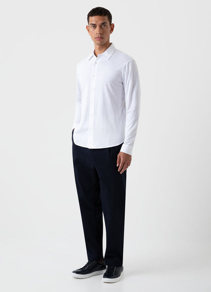 Ls Jersey Shirt In White