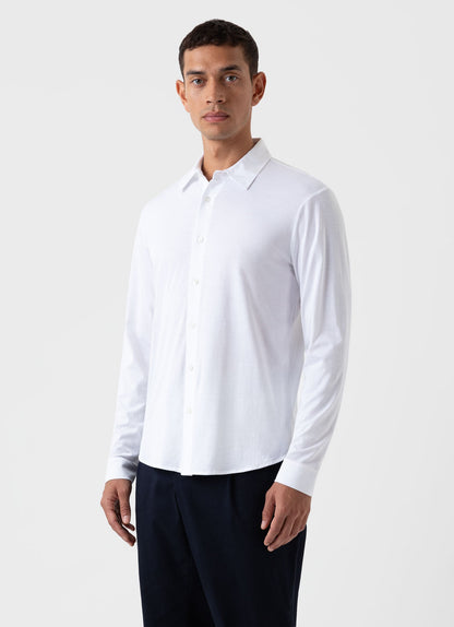Ls Jersey Shirt In White