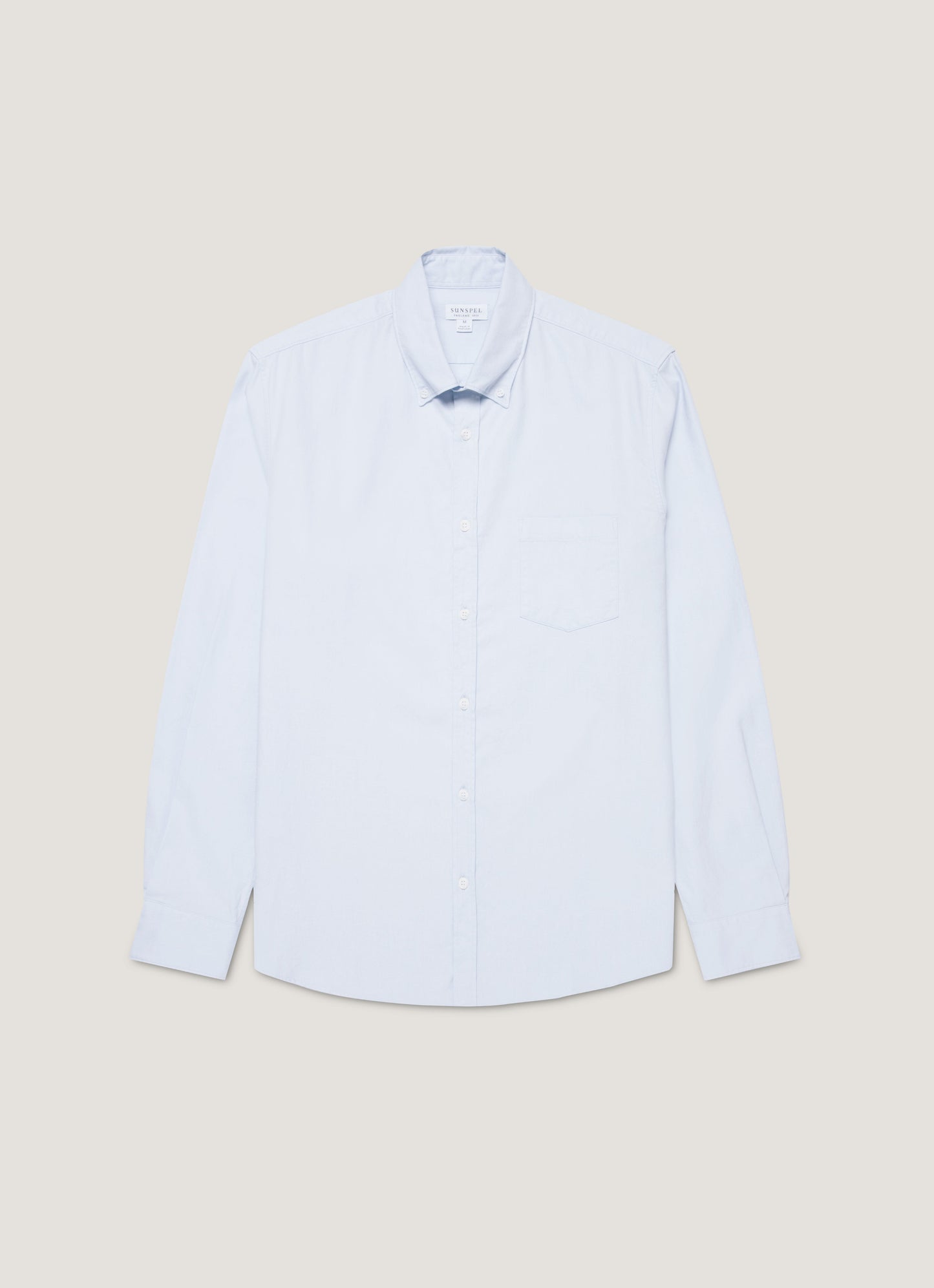 Mens Button Down Oxford Shirt In Light Blue Msht2107 Bued