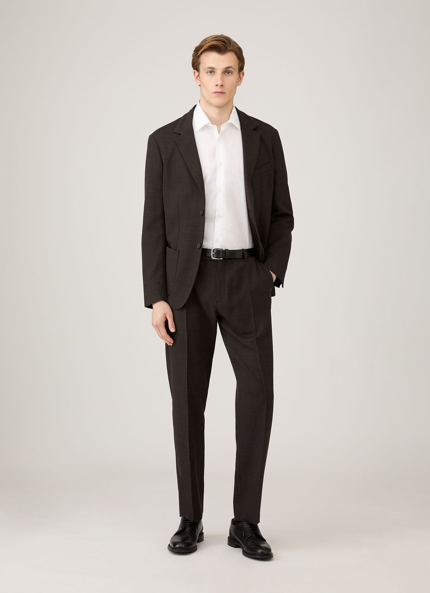 Men's Smart Poplin Shirt in White