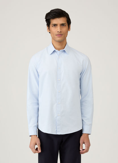 Mens Oxford Shirt In Light Blue Msht2127 Bued