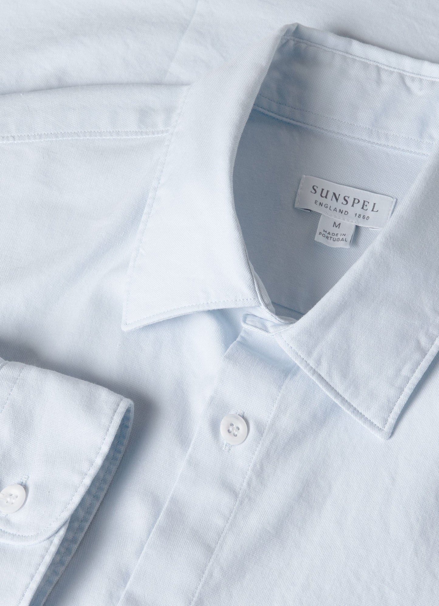 Mens Oxford Shirt In Light Blue Msht2127 Bued