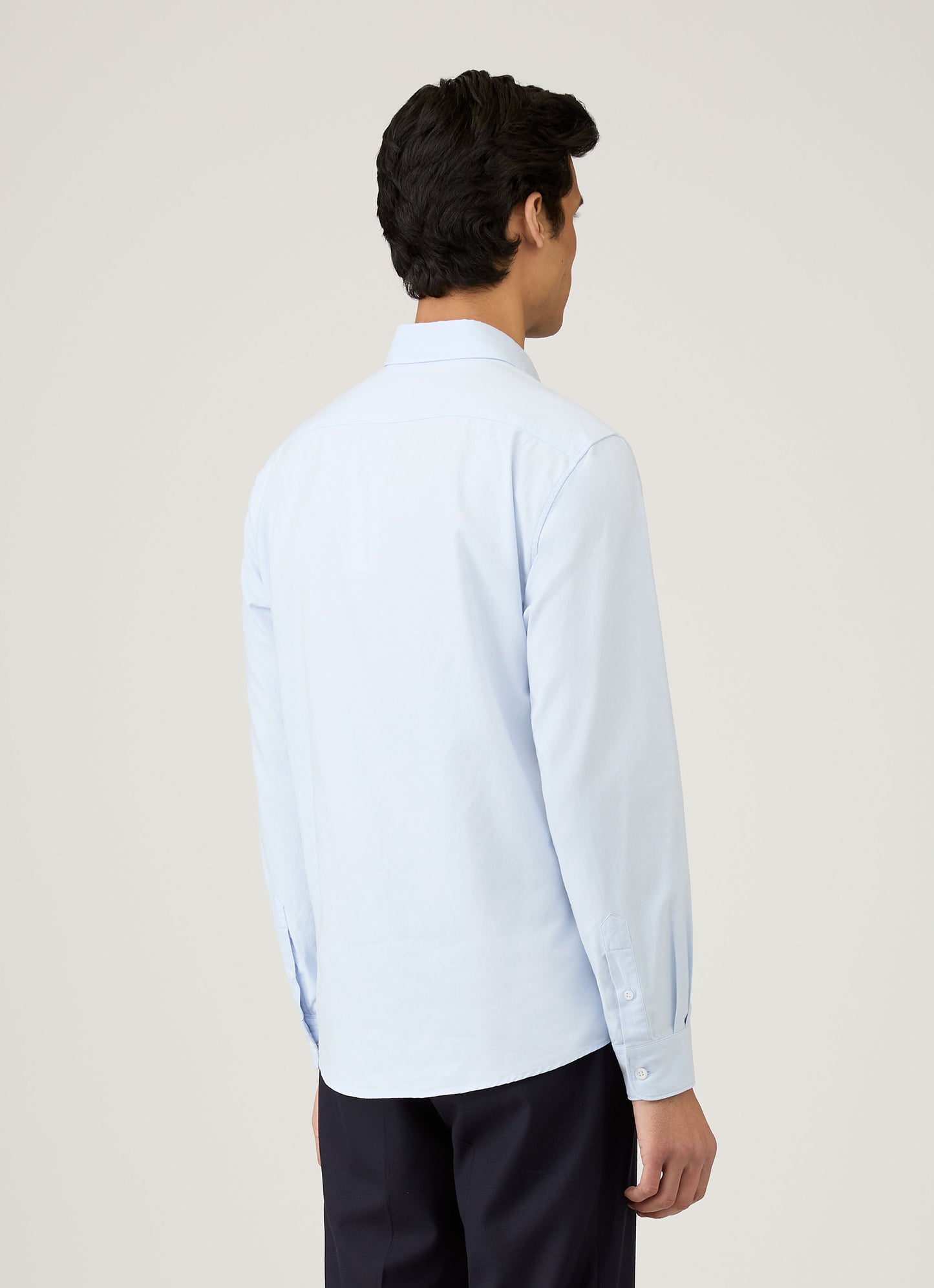 Mens Oxford Shirt In Light Blue Msht2127 Bued