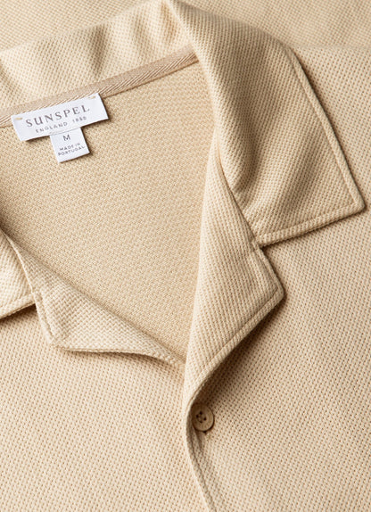 Mens Riviera Camp Collar Shirt In Hazelwood Msht2147 Brgt