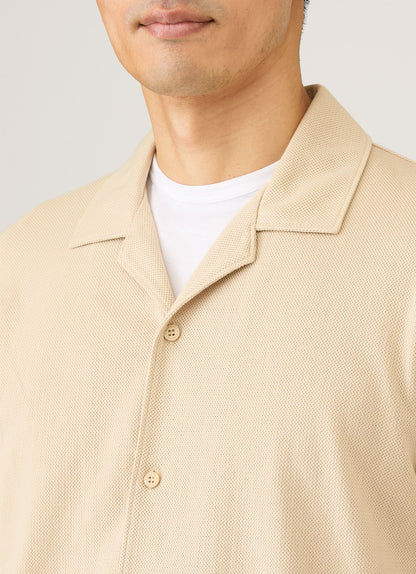 Mens Riviera Camp Collar Shirt In Hazelwood Msht2147 Brgt