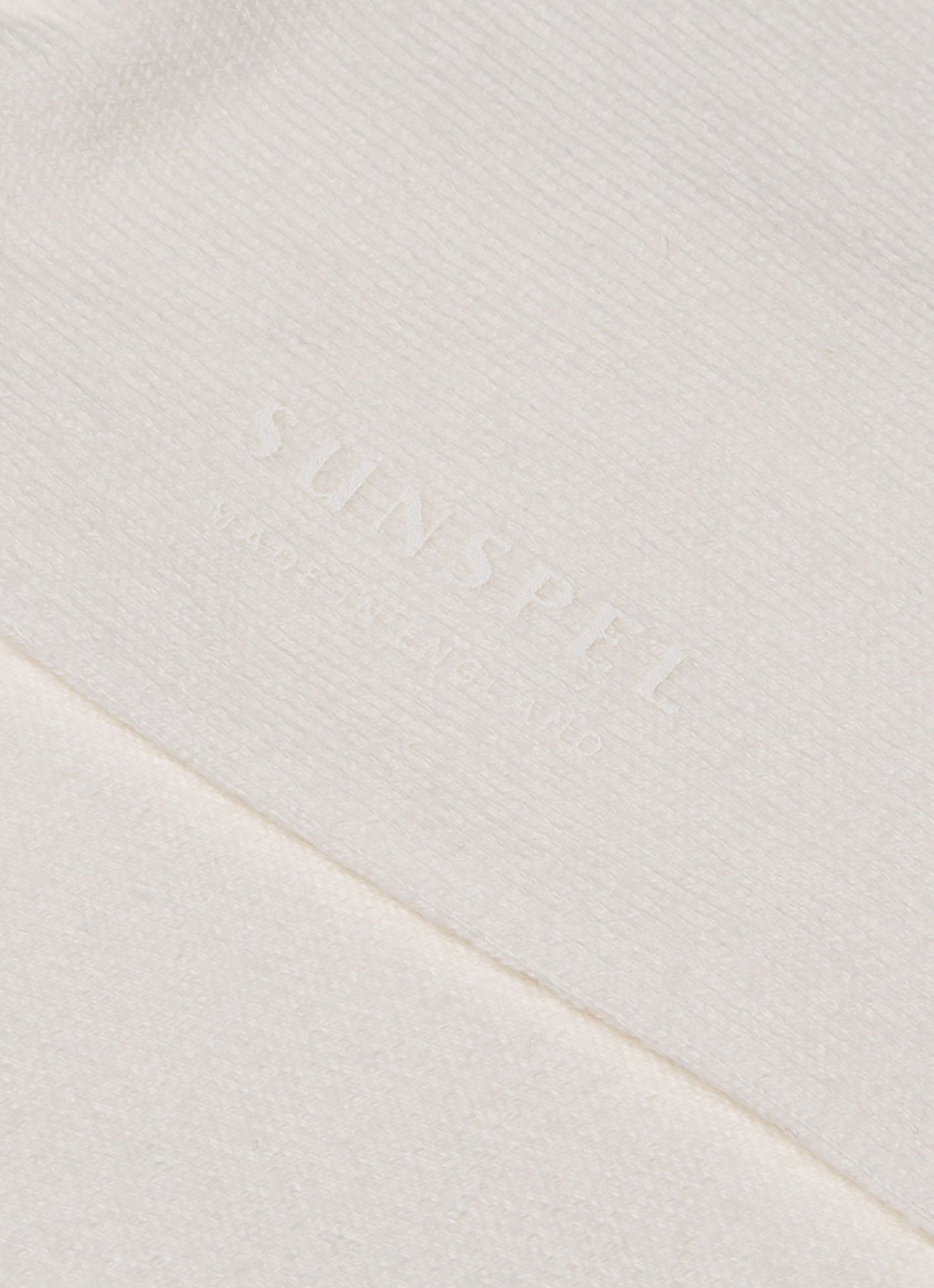 Mens Long Staple Cotton Socks In Archive White