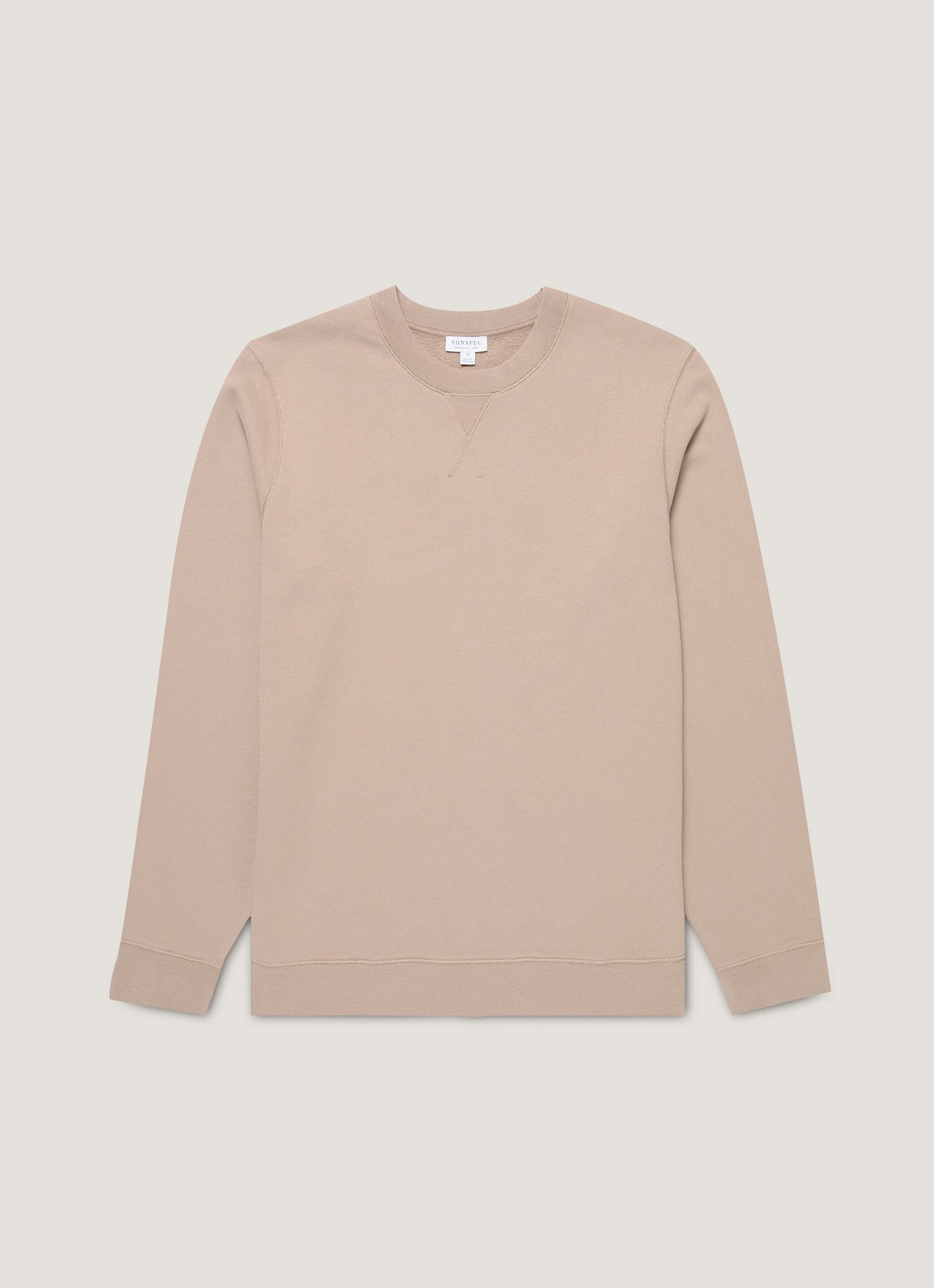 Mens Loopback Sweatshirt In Mink Mswe1516 Brgb