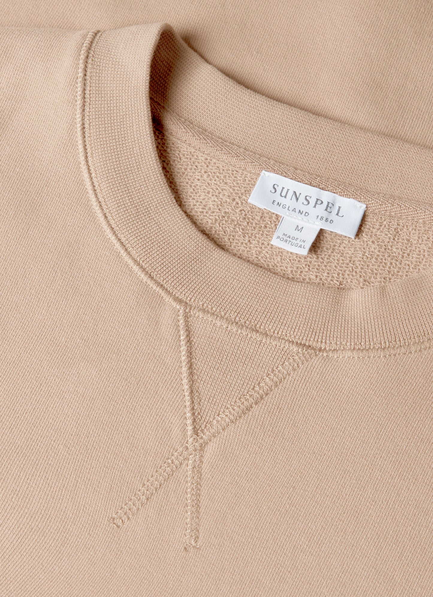 Mens Loopback Sweatshirt In Mink Mswe1516 Brgb