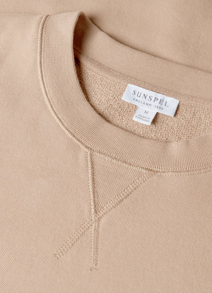 Mens Loopback Sweatshirt In Mink Mswe1516 Brgb