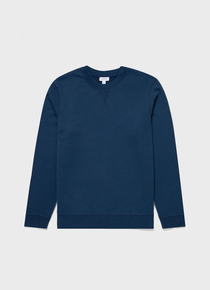 Mens Loopback Sweatshirt In Naval Blue Mswe1516 Buvm