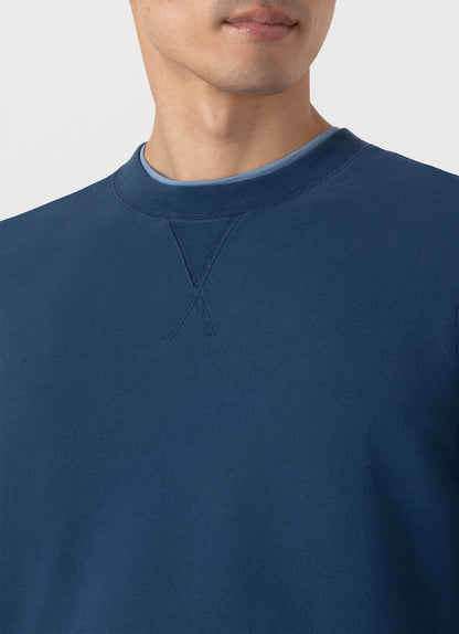 Mens Loopback Sweatshirt In Naval Blue Mswe1516 Buvm