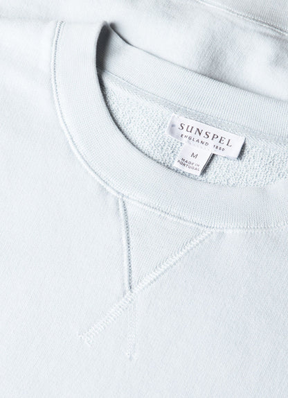 Mens Loopback Sweatshirt In Pastel Blue Mswe1516 Buwr