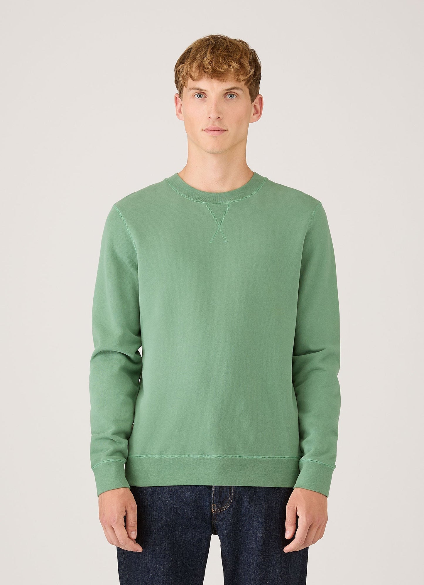 Men S Sweatshirt In Thyme Mswe1516 Gnfp