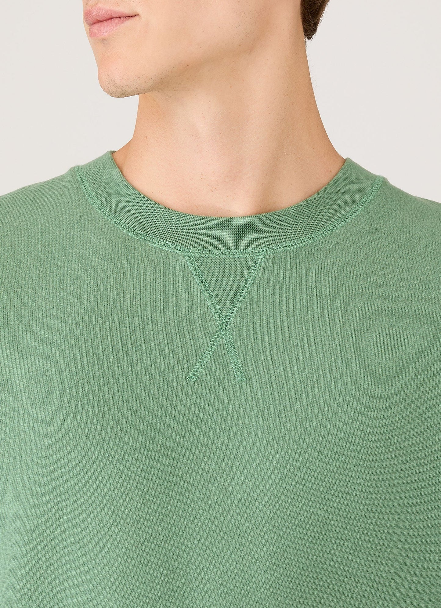 Men S Sweatshirt In Thyme Mswe1516 Gnfp