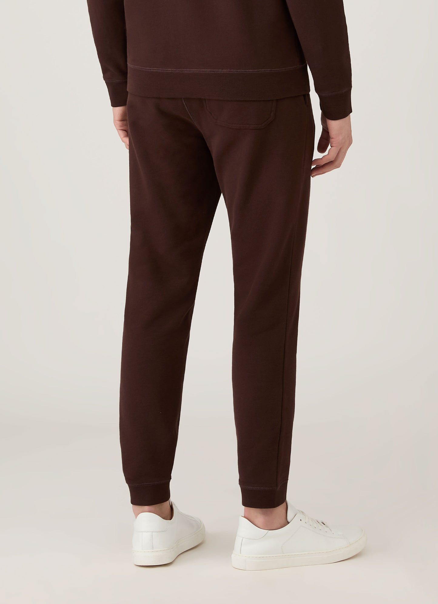 Mens Loopback Sweatpants In Truffle Mtrs1518 Brgd