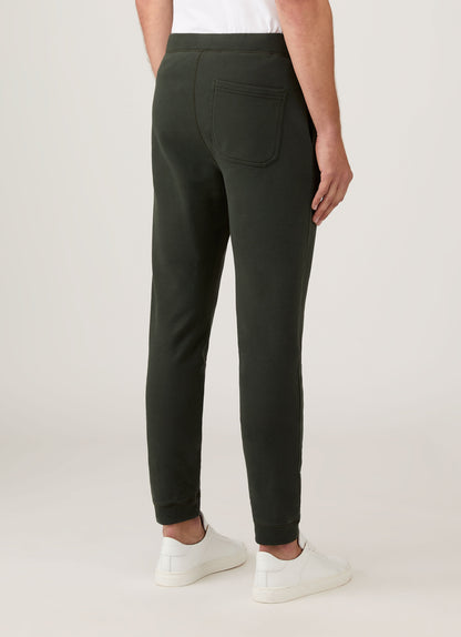 Mens Loopback Sweatpants In Dark Green Mtrs1518 Gnin